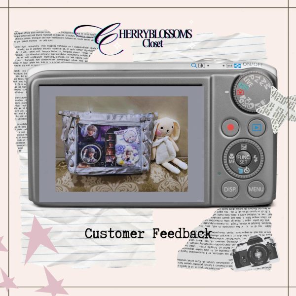 Kawaii Ita Shoulder Bag with Clear Window for Plushies and Pins — crossbody ita bag detail view