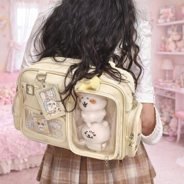 Large Black Ita Backpack for Pin Display — ita backpack detail view