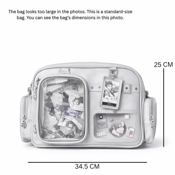 Large Black Ita Backpack for Pin Display — ita backpack detail view