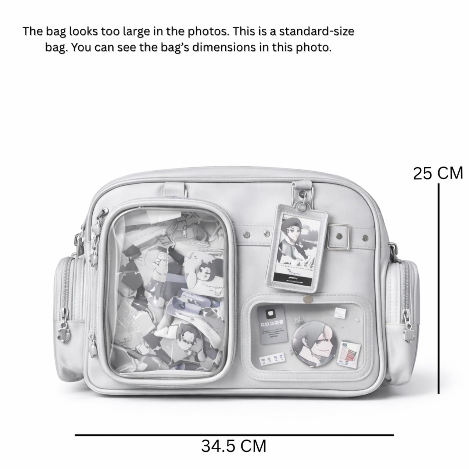 Large Black Ita Backpack for Pin Display Large Black Ita Backpack for Pin Display — ita backpack detail view