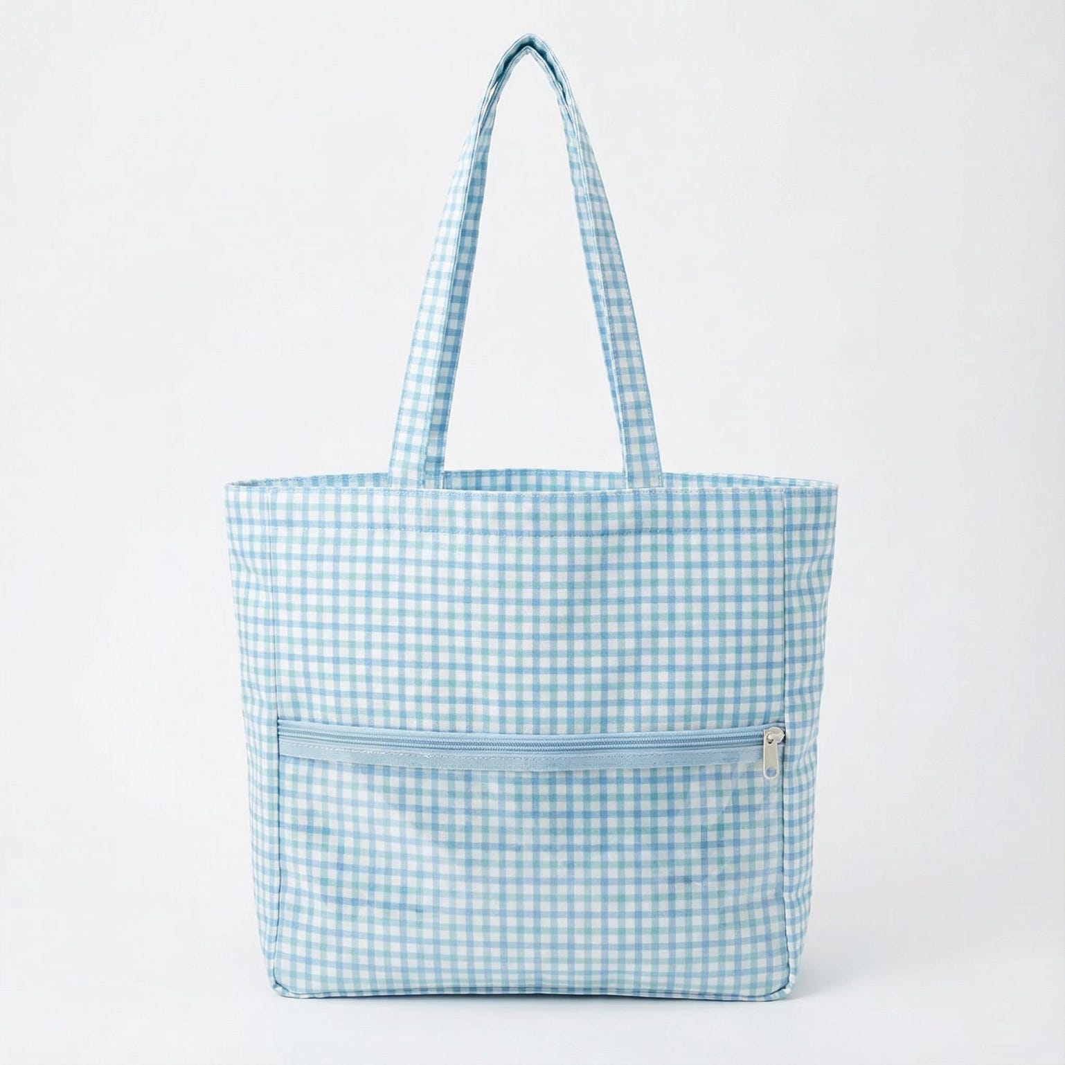 Large Blue Ita Messenger Bag with Clear Window for Pin Display Large Blue Ita Messenger Bag with Clear Window for Pin Display — ita bag detail view