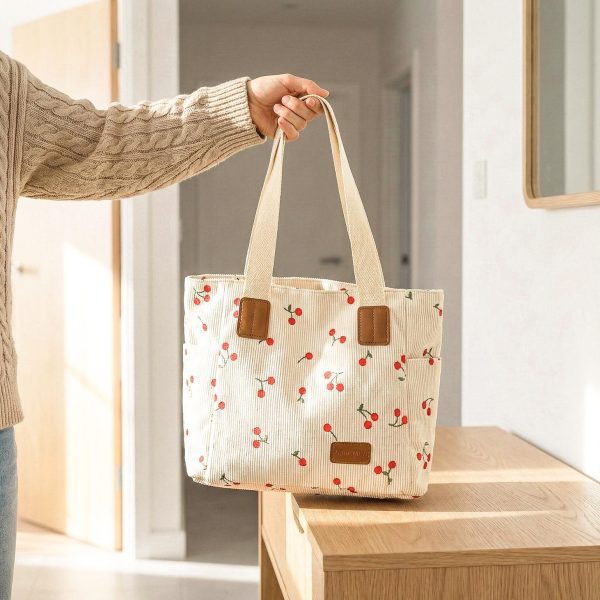 Large Cherry Shoulder Bag — crossbody ita bag detail view