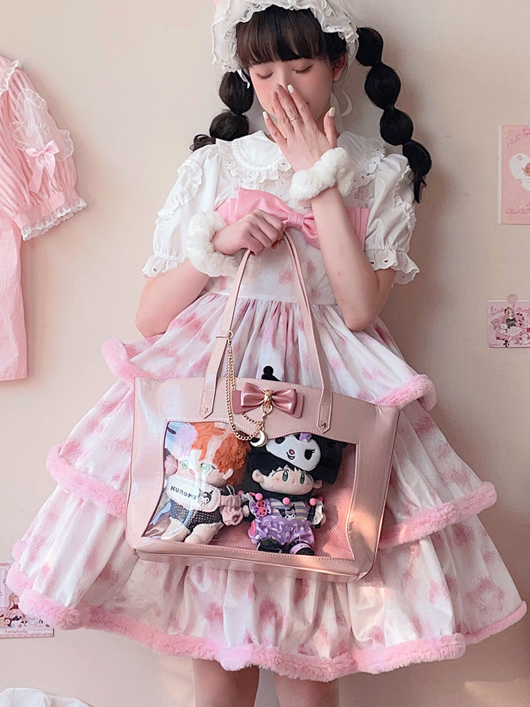 Large Kawaii Ita Shoulder Bag Large Kawaii Ita Shoulder Bag — crossbody ita bag detail view