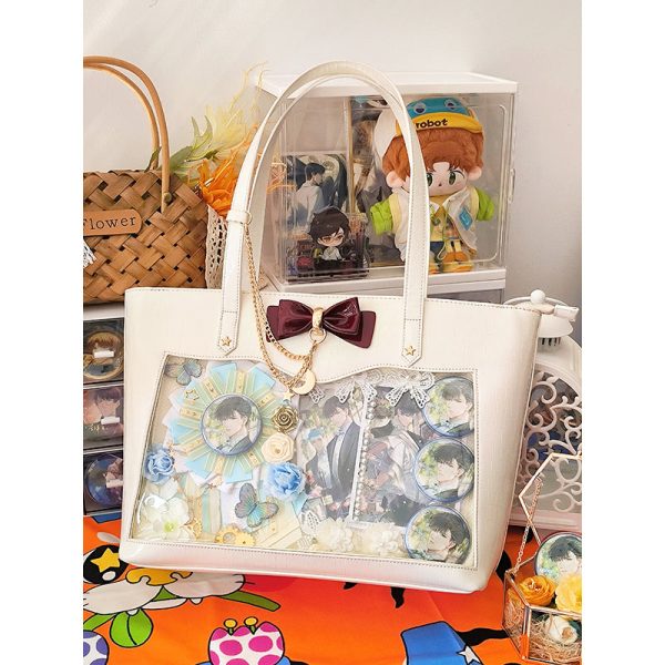 Large Kawaii Ita Shoulder Bag — crossbody ita bag detail view