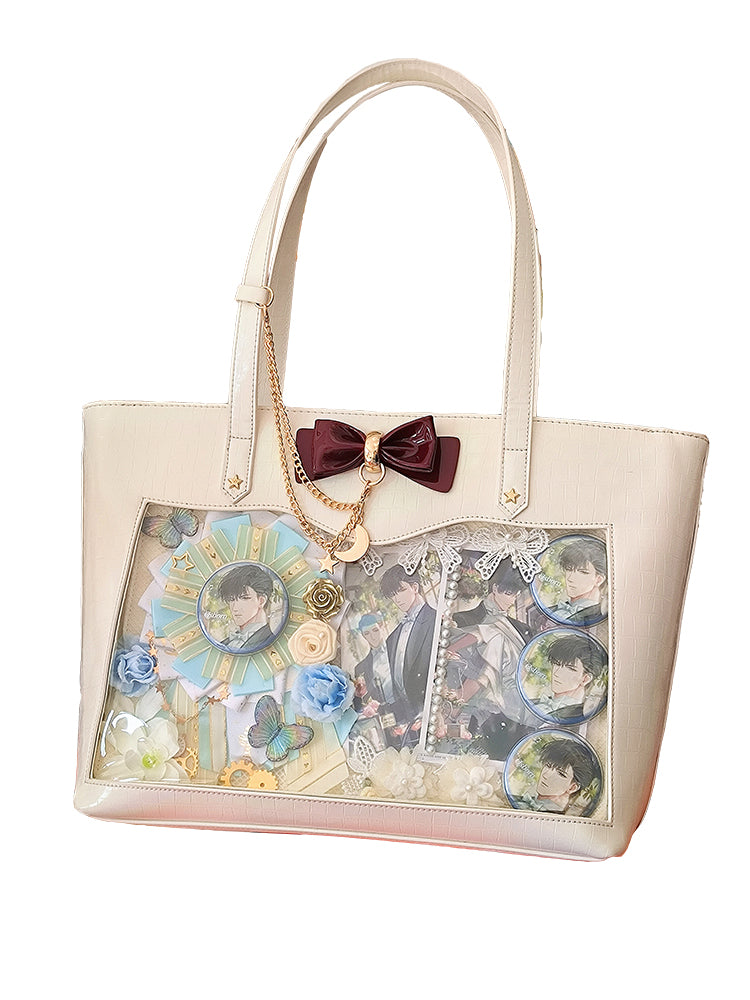Large Kawaii Ita Shoulder Bag Large Kawaii Ita Shoulder Bag — crossbody ita bag detail view