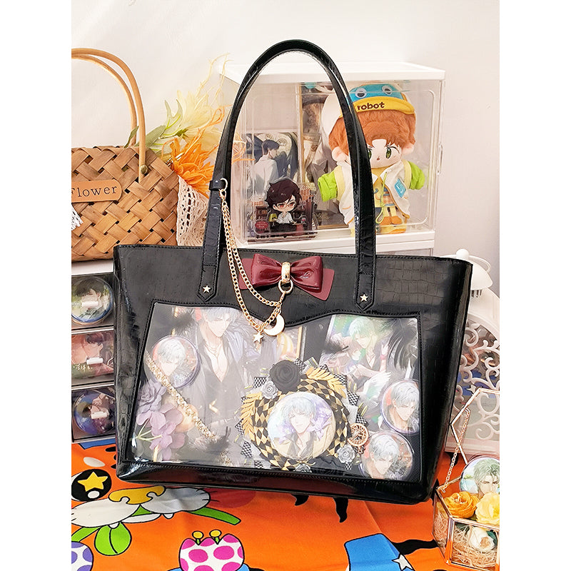 Large Kawaii Ita Shoulder Bag Large Kawaii Ita Shoulder Bag — crossbody ita bag detail view