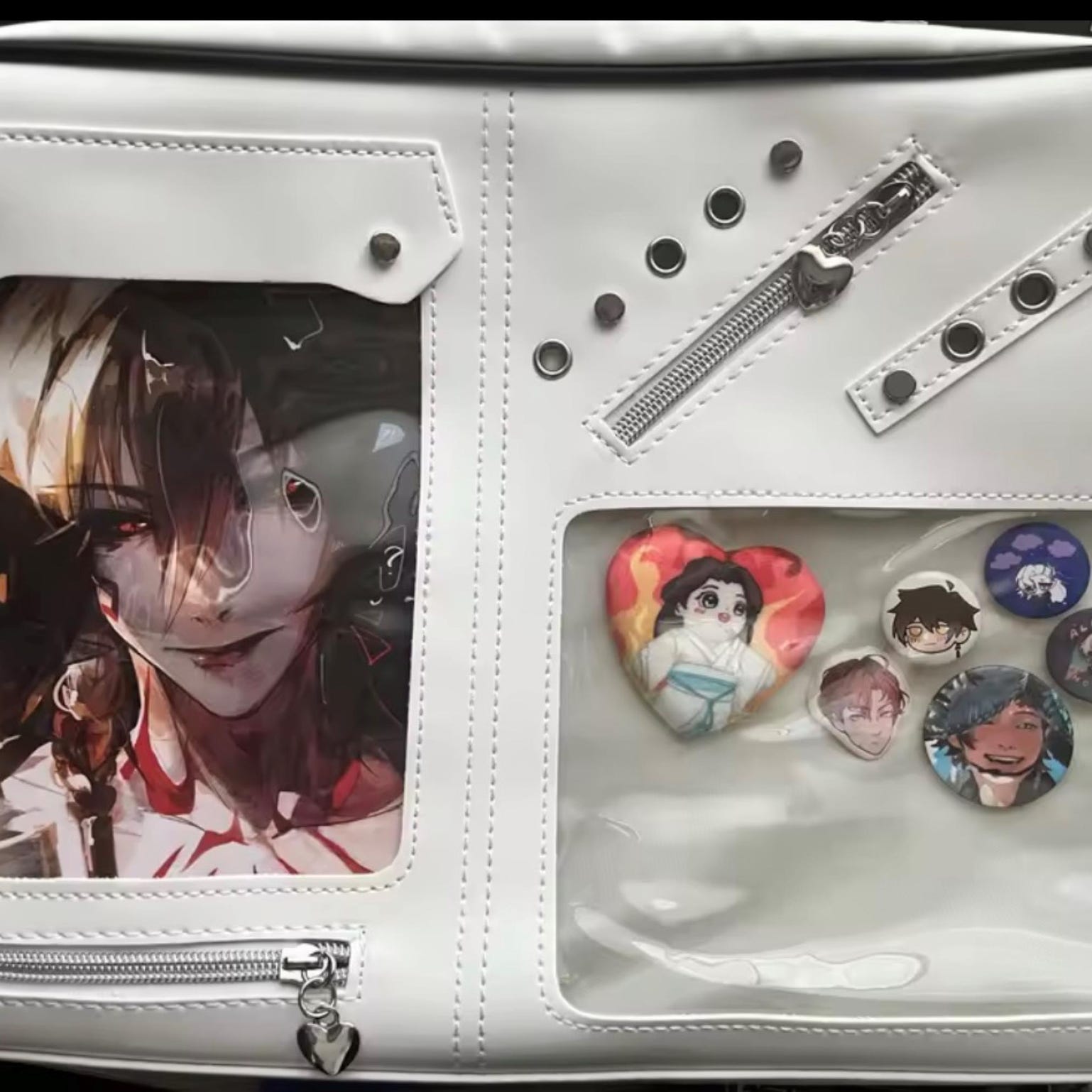 Mini Black Convertible Ita Bag Mini Black Convertible Ita Bag — mini ita bag detail view