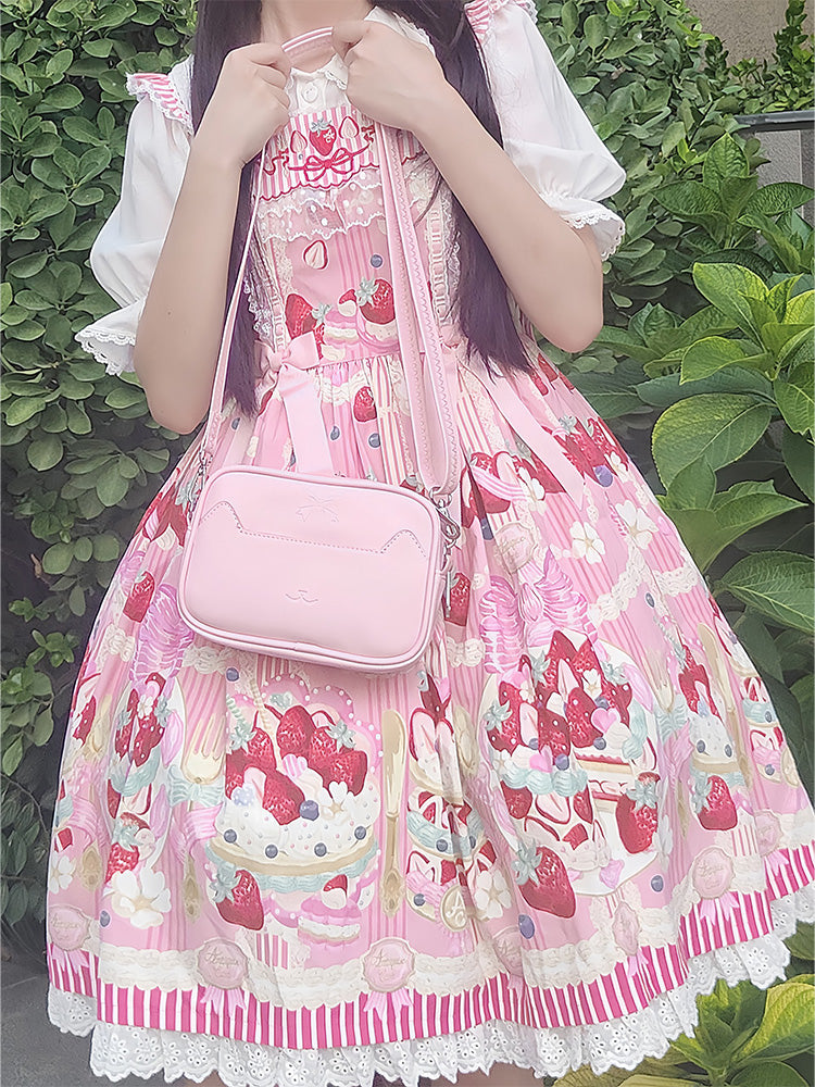 Mini Ita Crossbody Bag with Clear Window for Plushies and Pins Mini Ita Crossbody Bag with Clear Window for Plushies and Pins — crossbody ita bag detail view