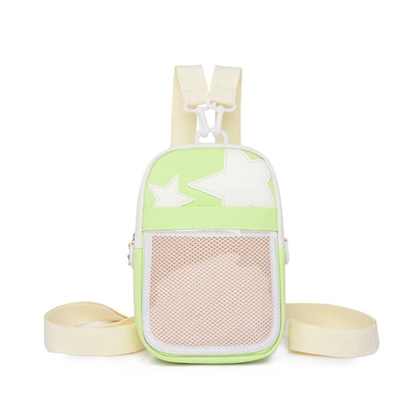 Mini Star Ita Bag with Clear Window for Pin Display — mini ita bag detail view