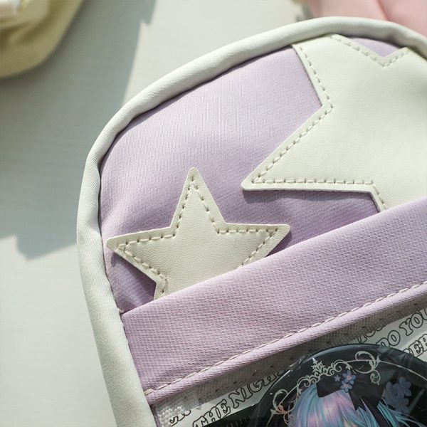 Mini Star Ita Bag with Clear Window for Pin Display — mini ita bag detail view