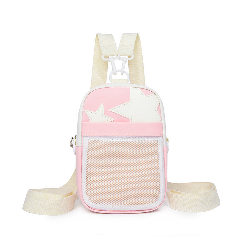Mini Star Ita Bag with Clear Window for Pin Display Mini Star Ita Bag with Clear Window for Pin Display — mini ita bag detail view