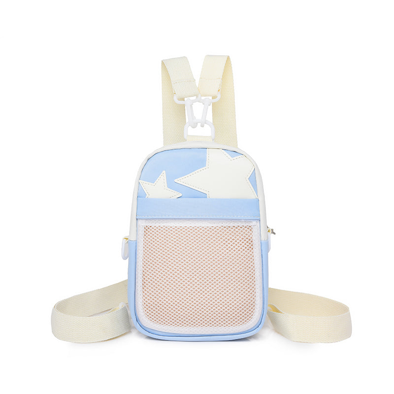 Mini Star Ita Bag with Clear Window for Pin Display Mini Star Ita Bag with Clear Window for Pin Display — mini ita bag detail view