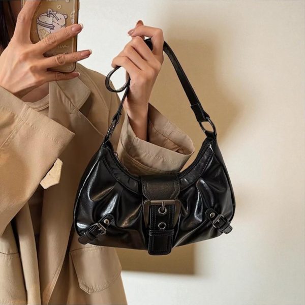 Mini Vintage Shoulder Bag — crossbody ita bag detail view