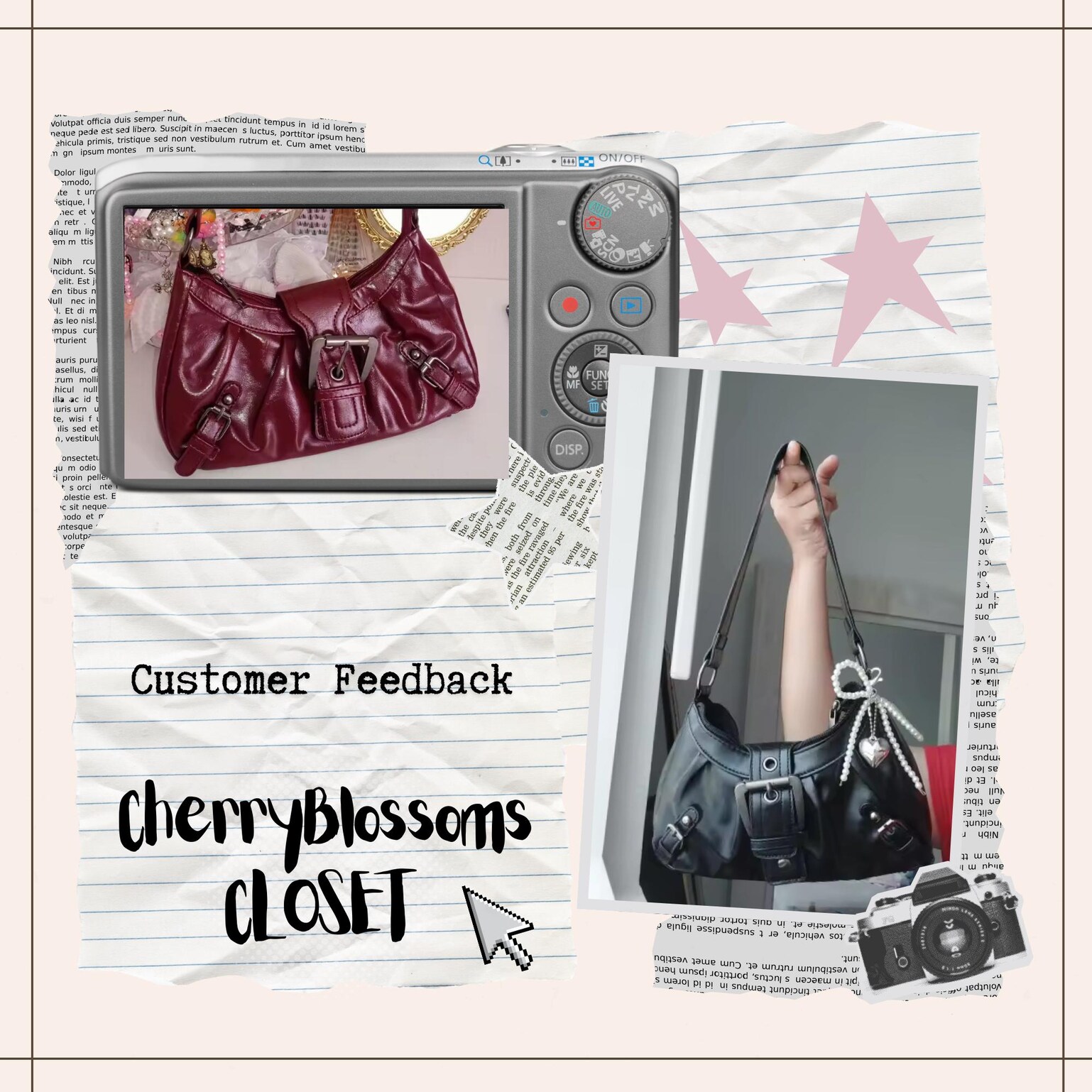 Mini Vintage Shoulder Bag Mini Vintage Shoulder Bag — crossbody ita bag detail view