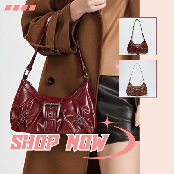 Mini Vintage Shoulder Bag — crossbody ita bag detail view