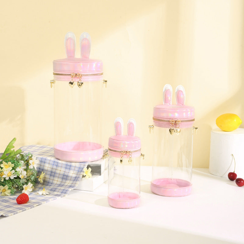 Mini White Bunny Ita Bag for Plushies and Pins Mini White Bunny Ita Bag for Plushies and Pins — mini ita bag detail view