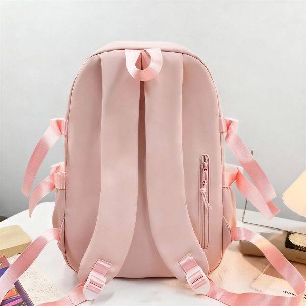 Pastel Ita Tote Bag with Clear Window for Pin Display — ita tote bag detail view