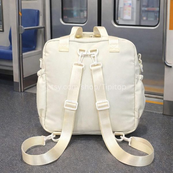 Pastel Kawaii Ita Backpack for Pin Display — ita backpack detail view