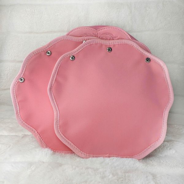 Pink Ita Bag with Clear Window for Pin Display — ita bag detail view