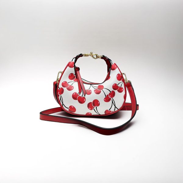 Red Cherry Convertible Bag — ita bag with clear display window