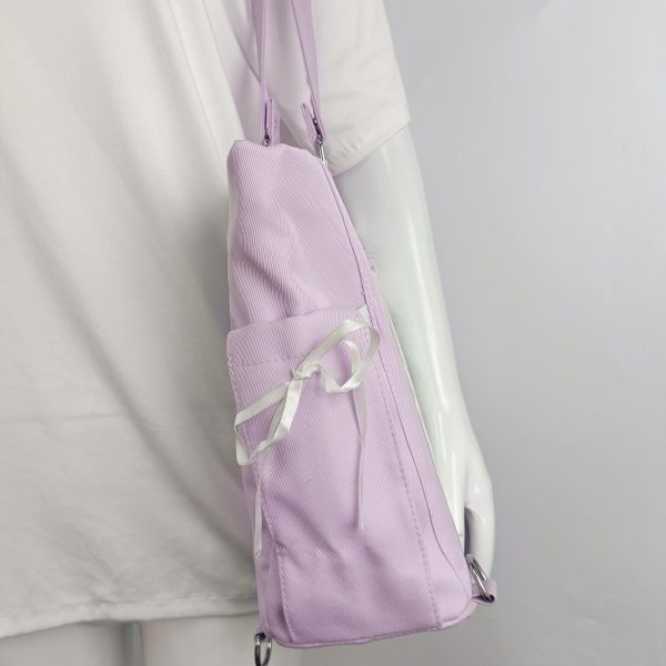 Ribbon Ita Backpack with Clear Window and Included Insert for Plushies and Pins — ita backpack detail view