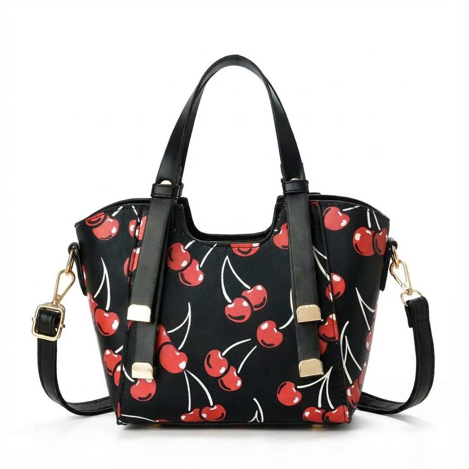 Small Black Cherry Crossbody Bag Small Black Cherry Crossbody Bag — crossbody ita bag with clear display window