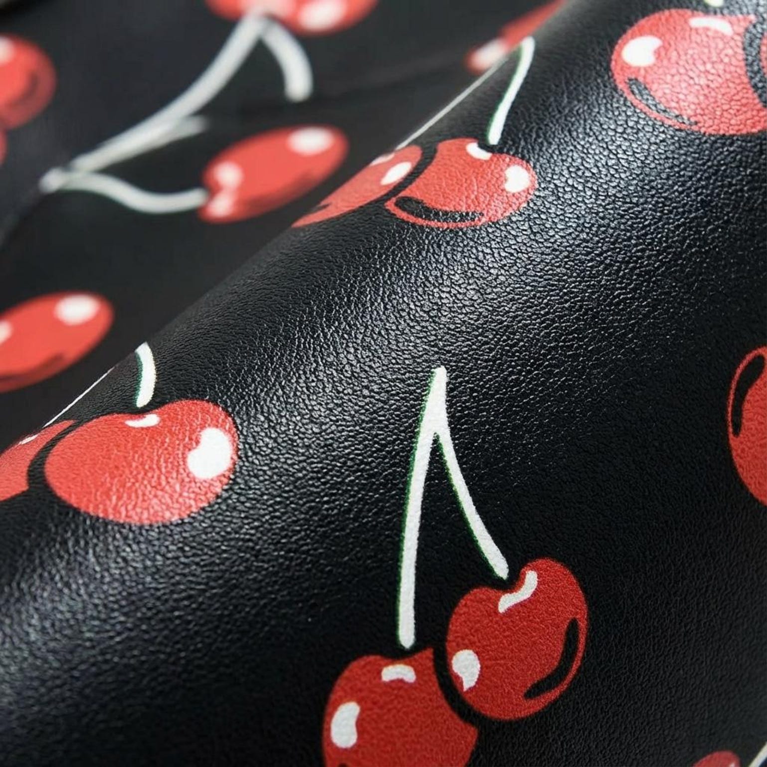 Small Black Cherry Crossbody Bag Small Black Cherry Crossbody Bag — crossbody ita bag detail view