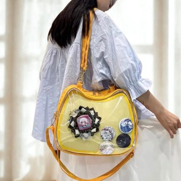 Small Black Convertible Ita Bag — mini ita bag detail view