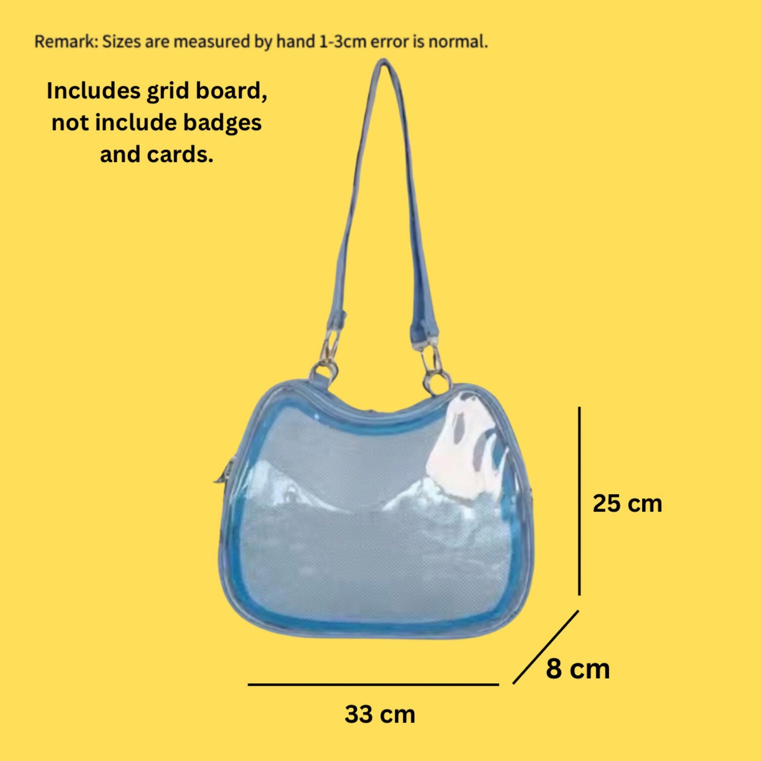 Small Black Convertible Ita Bag Small Black Convertible Ita Bag — mini ita bag detail view