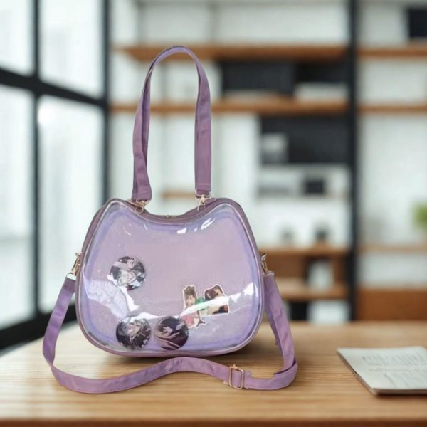 Small Black Convertible Ita Bag — mini ita bag detail view