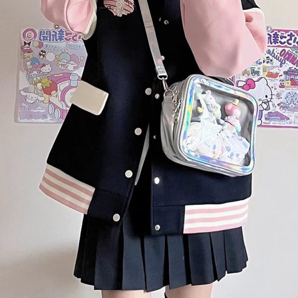 Small Ita Bag for Plushies and Pins — mini ita bag with clear display window