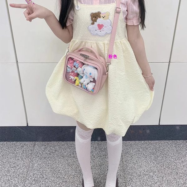 Small Ita Bag for Plushies and Pins — mini ita bag detail view