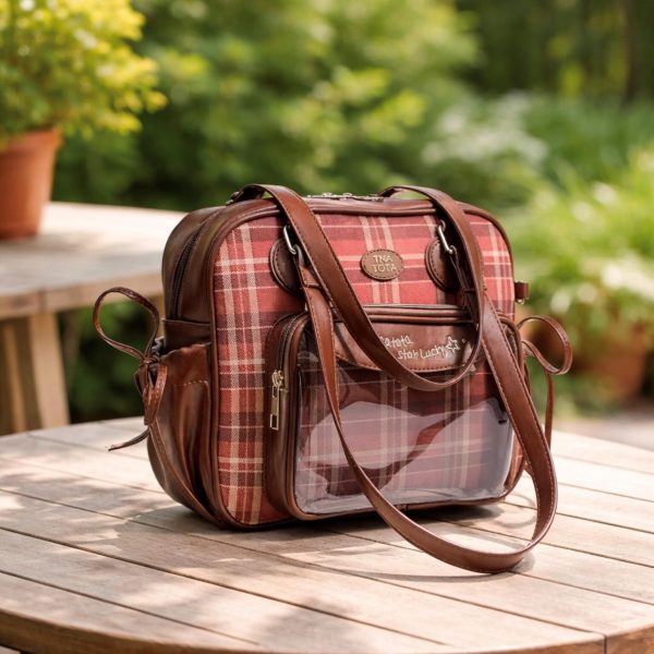 Small Pink Ita Backpack for Plushies and Pins — ita backpack detail view