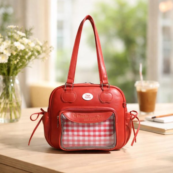 Small Pink Ita Backpack for Plushies and Pins — ita backpack detail view