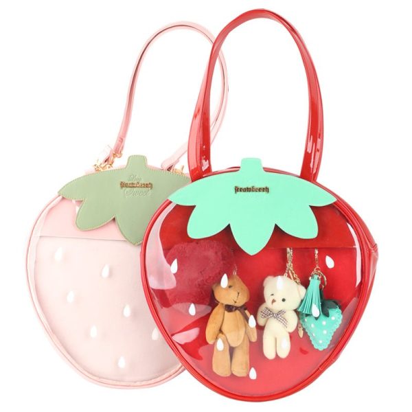Strawberry Ita Bag — ita bag insert detail view