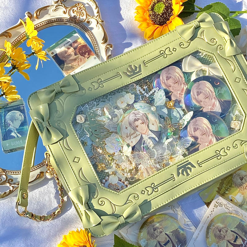 Tote Bag with Included Insert for Plushies and Pins Tote Bag with Included Insert for Plushies and Pins — ita tote bag detail view