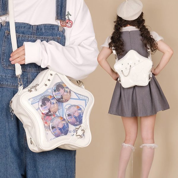 Y2K Star Ita Backpack — ita backpack detail view