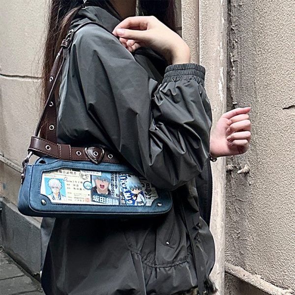 Y2K Vintage Ita Bag with Clear Window for Plushies and Pins — ita bag with clear display window