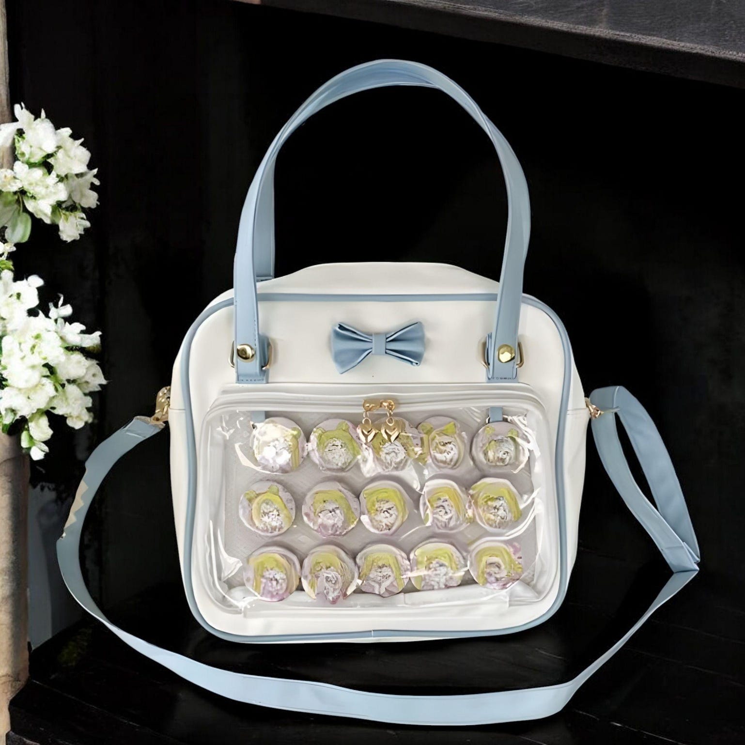 Yellow Ita Tote Bag for Pin Display Yellow Ita Tote Bag for Pin Display — ita tote bag detail view