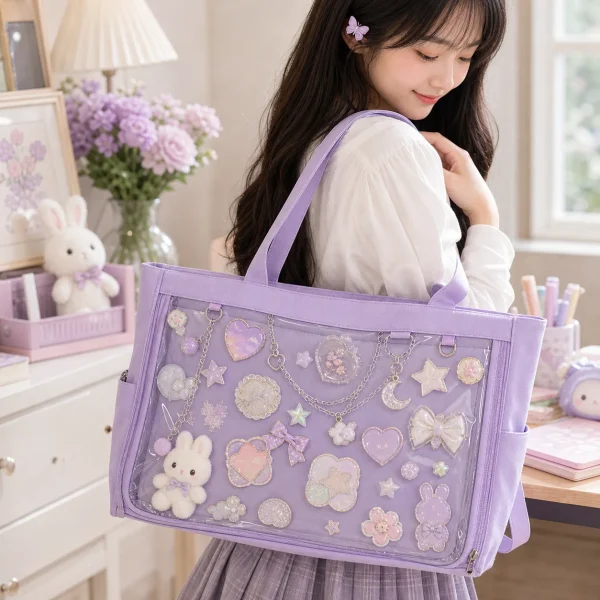 Ita Tote Bag with Clear Window
