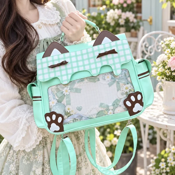 large-cat-ita-crossbody-bag-with-clear-window-for-plushies-and-pins featured product image - YourItBag