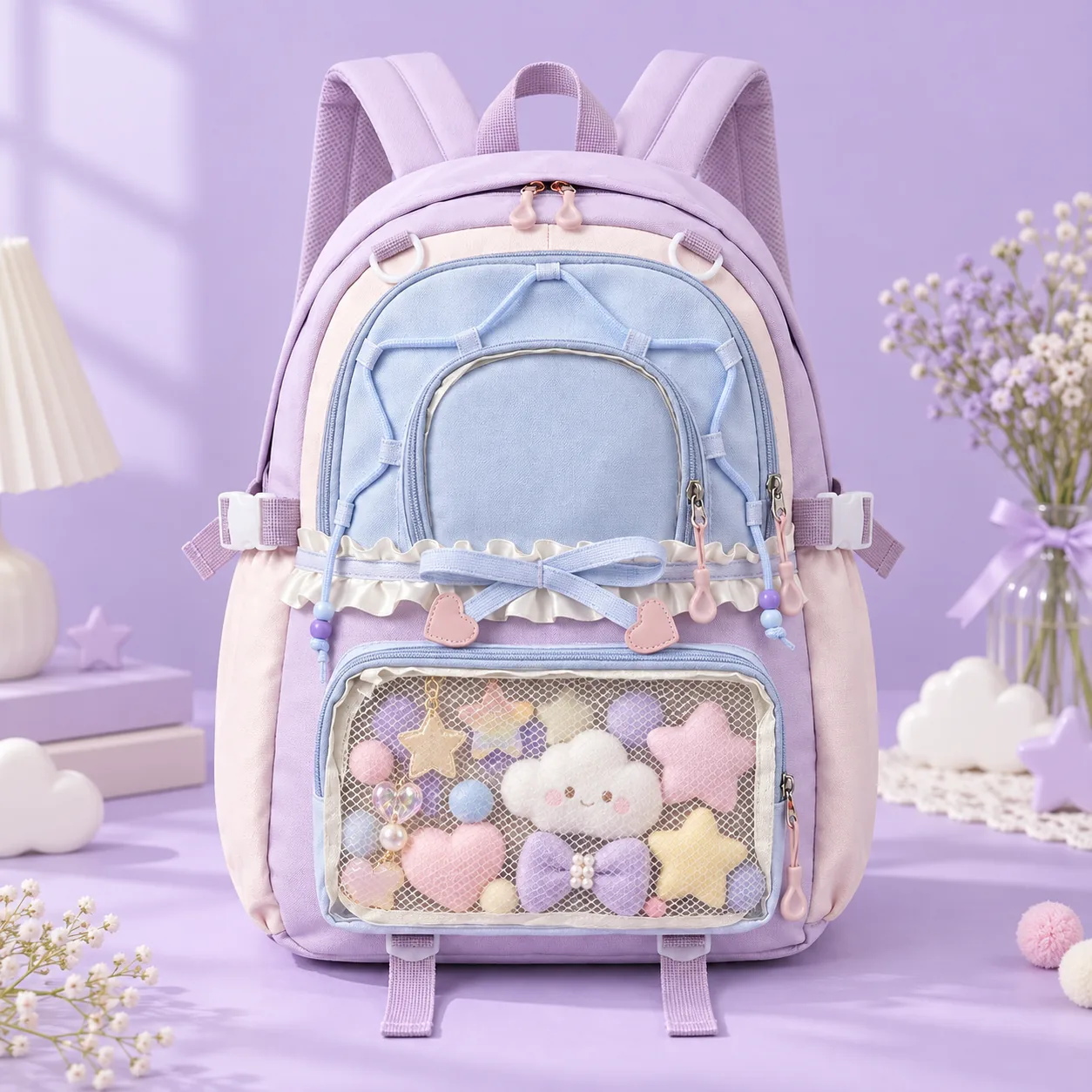 large-green-kawaii-y2k-ita-backpack-with-clear-window-for-photocards-and-pins | YourItBag large-green-kawaii-y2k-ita-backpack-with-clear-window-for-photocards-and-pins featured product image - YourItBag