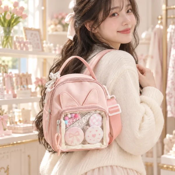 mini-kawaii-ita-shoulder-bag-with-clear-window-for-plushies-and-pins featured product image - YourItBag