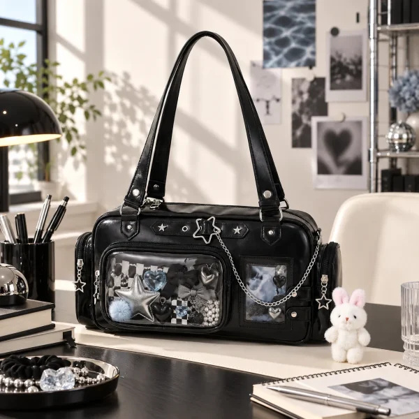 y2k-convertible-ita-bag-with-clear-window-for-photocards-and-pins-4480403457 featured product image - YourItBag